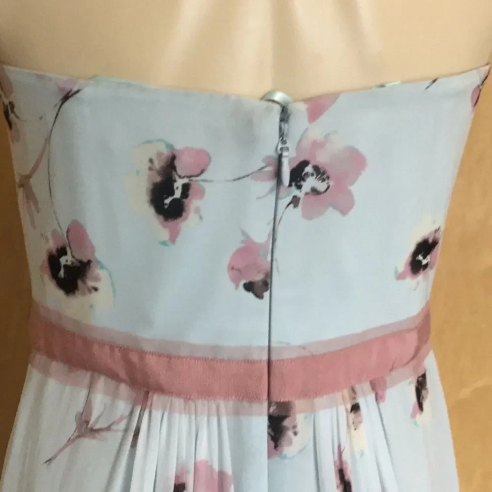 BCBGMAXAZRIA Floral Strapless Dress - Picture 6 of 9